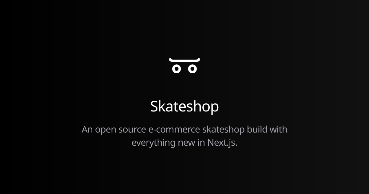 Screenshot of Skateshop website